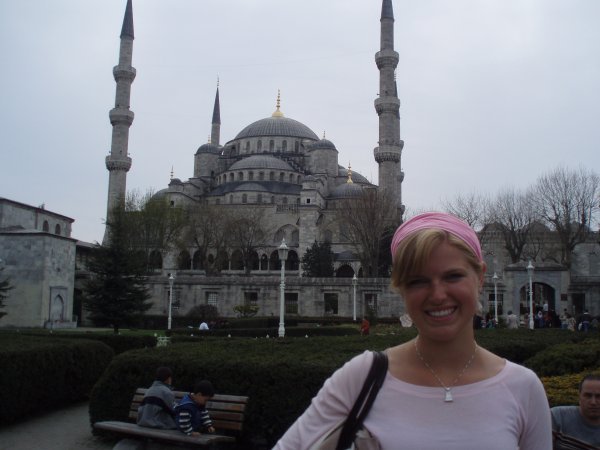 me in front of the blue mosque
