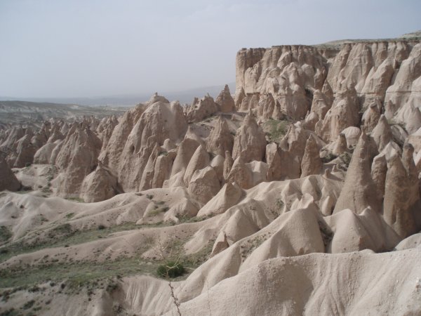 Cool rock formations in Cappadocia area