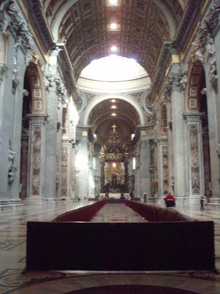 inside St. Peter's