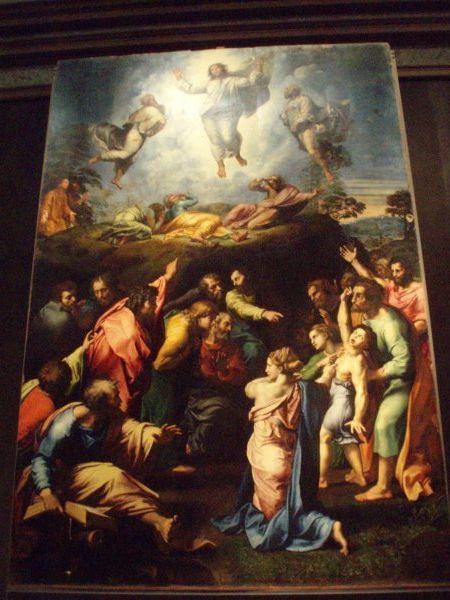 transfiguration in the vatican museum