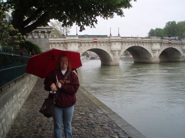 Walking along the Seine