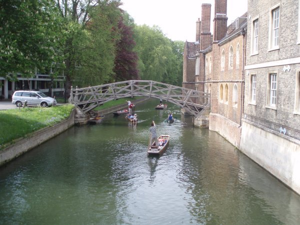 the mathematical bridge in Cambridge