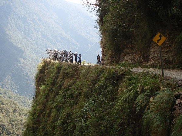 The Most Dangerous Road in the World - near La Paz, Bolivia