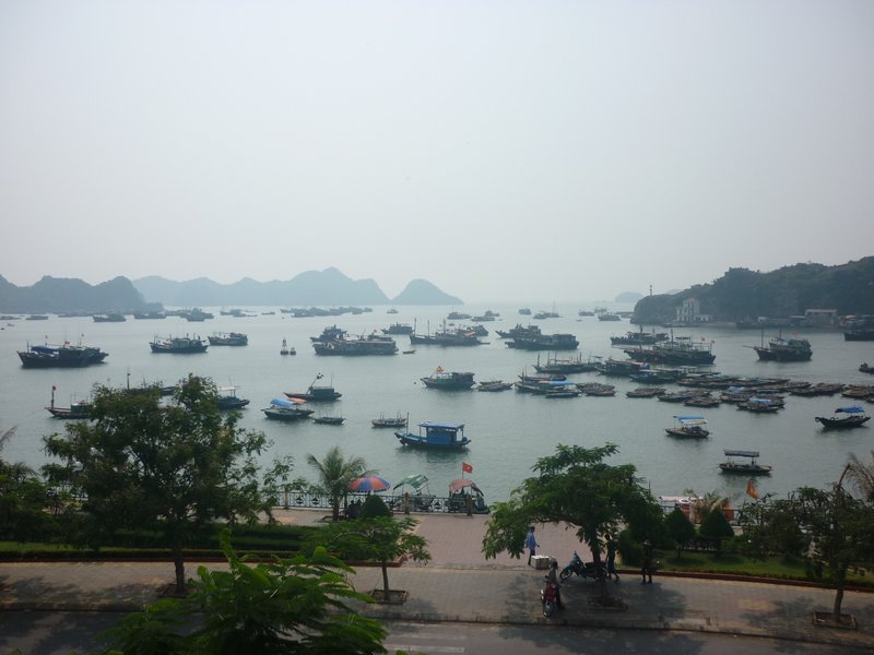 VIETNAM: Cat Ba Island - view from our room