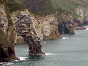 Coastal cliff formations
