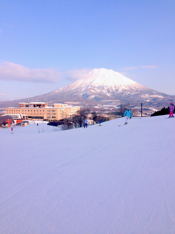 View of Mt Yotei over Niseko ski resort