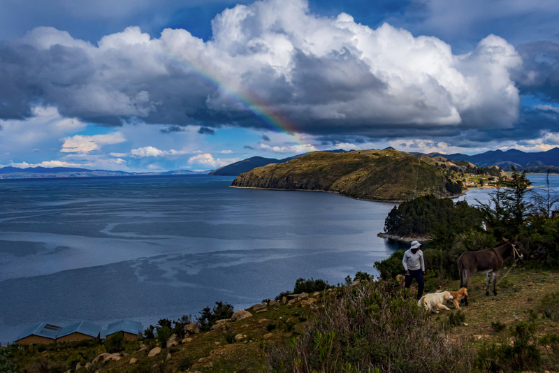 Rainbow on Isla de Sol