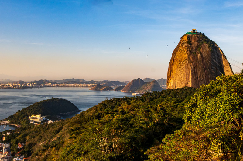 Sugarloaf mountain in Rio de Jeneiro