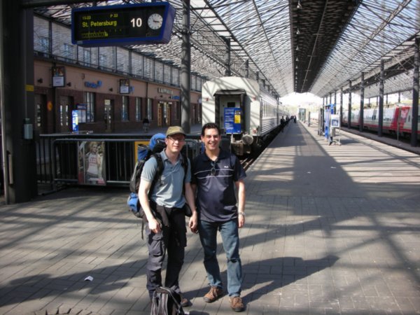 Train Helsinki - St. Petersburg with Steven
