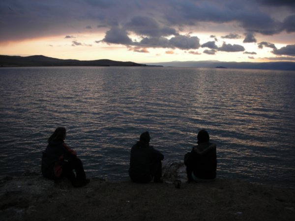 Sunset on Lake Baikal