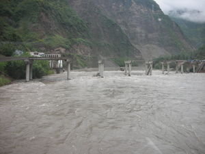 Collapsed Bridge after the Sichuan earthquake