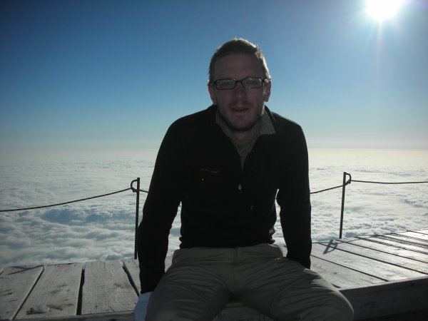 On top of Mt. Fuji