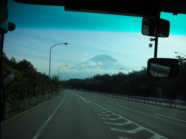 Final view from the bus to Tokyo