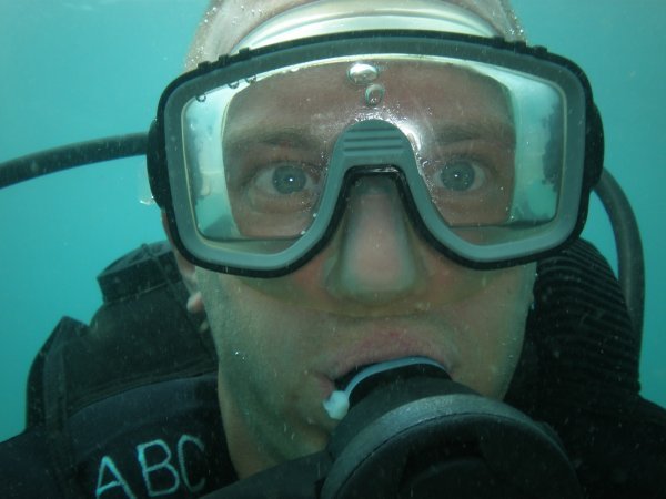 Underwater self portrait