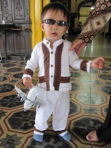 Cool boy in the Sultanate palace 