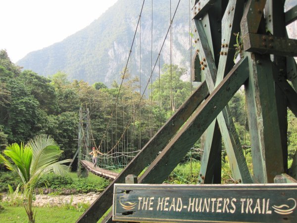 The start of the Headhunters Trail