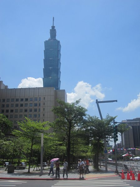Taipei 101, rising high above the city