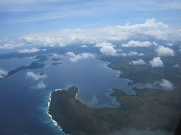 Last view of Palawan from the plane