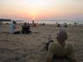 Enjoying the sunset at Mindil Beach