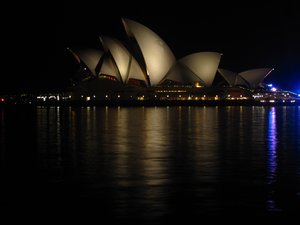 Night view of the Opera House