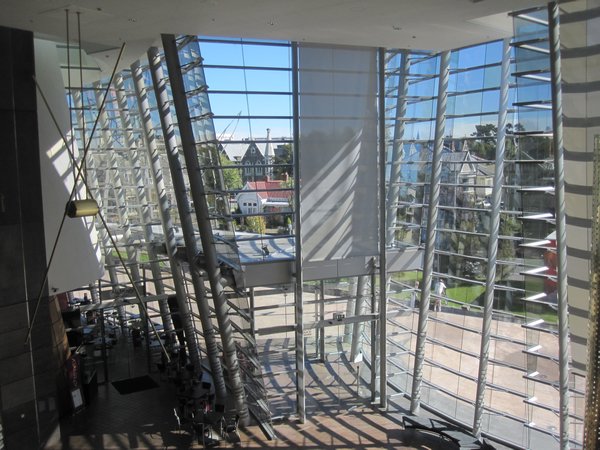 Foyer of Christchurch's splendid Arts Gallery