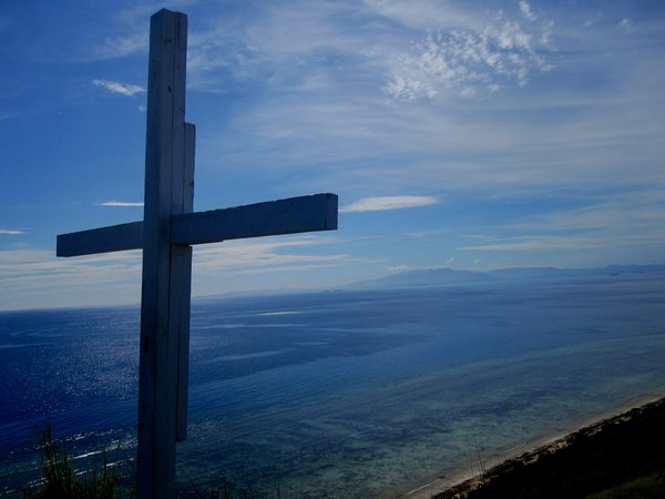 Cross at the top of the highest hill