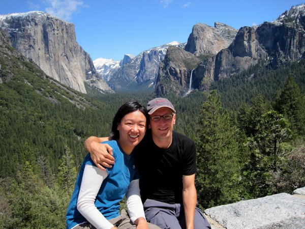 With Suzanne at Tunnel View
