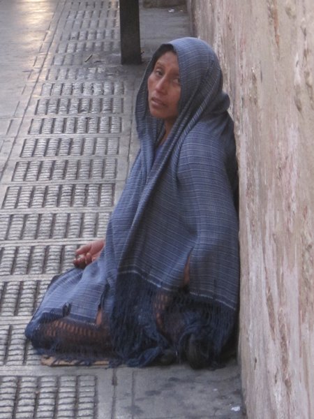 Beggar in Merida
