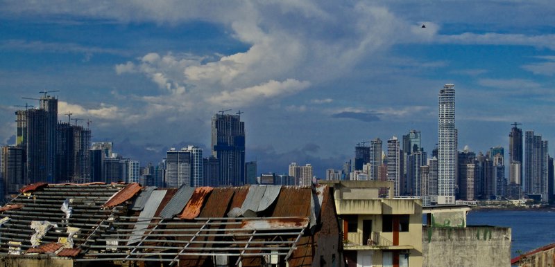 Skyline of Panama City as seen from Casco Viejo
