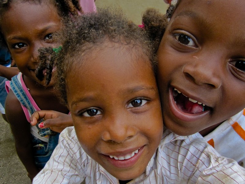 The friendly children in Punta Alegre