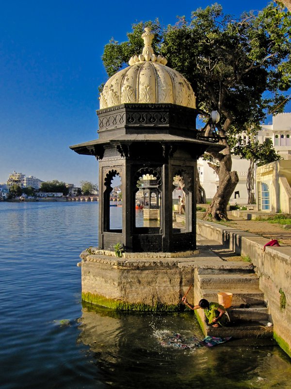 By the lake in Udaipur