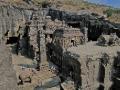 Awesome Kailasa temple at Ellora caves from above