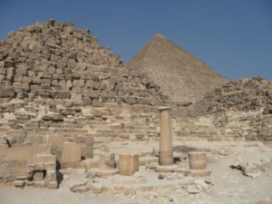 Ruins and Pyramid