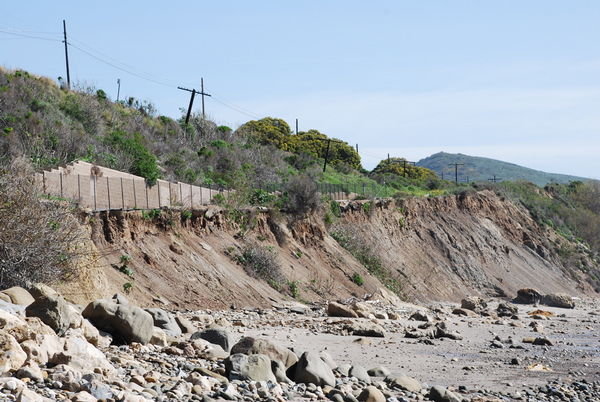 Erosion caused by Winter Storms