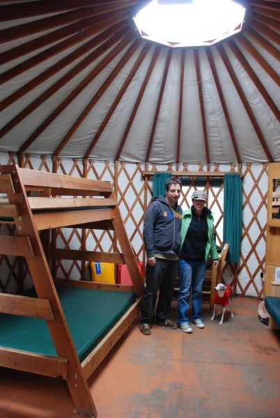 Yurt interior