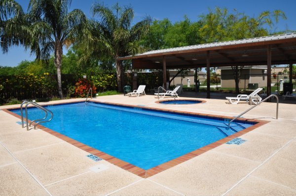The Pool at Bentsen Palm Village RV Resort