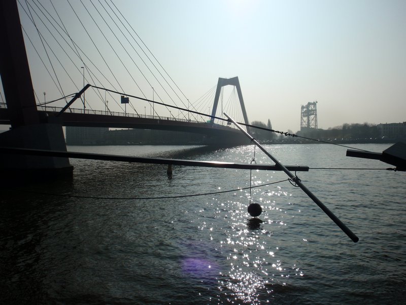 Bridge over the river Maas
