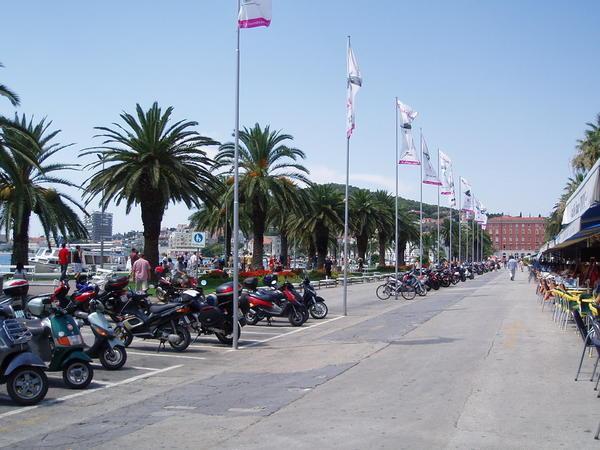 The harbour front at Split