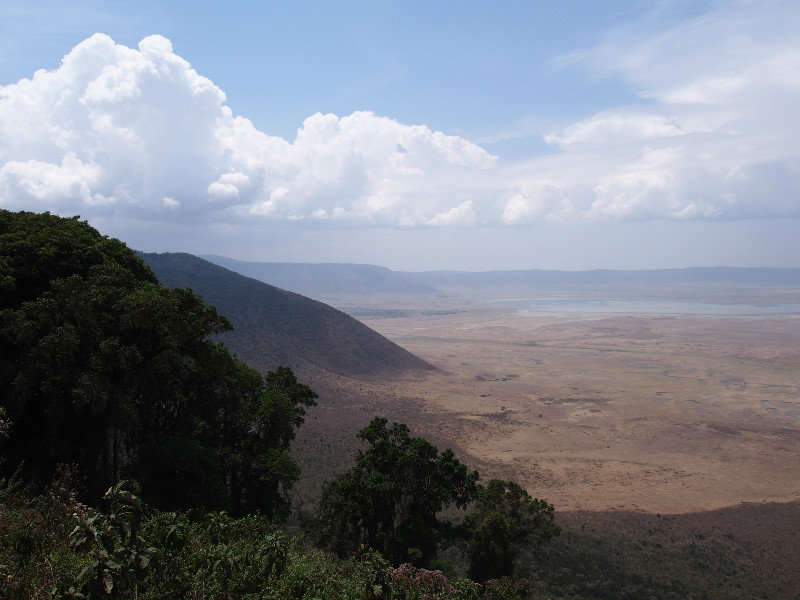 View over the crater