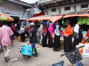 Colourful scenes at the market