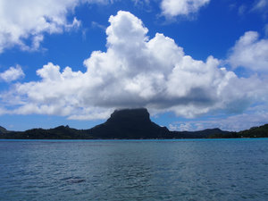 Even the clouds want to be like Bora Bora