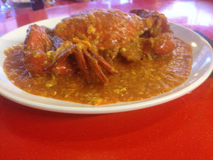 ...to this, the Singapore Chilli Crab