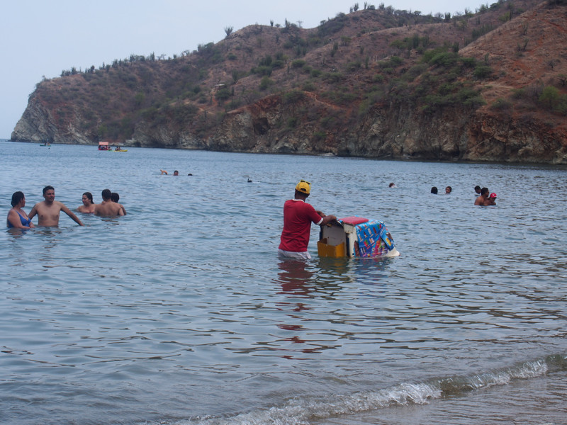 Swimming with the helado 