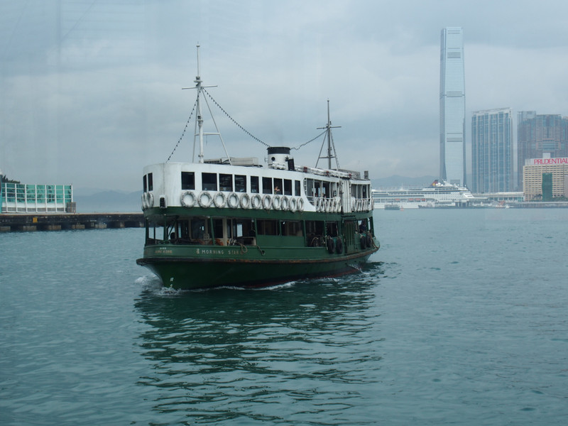 The Star ferry across the bay from Kowloon