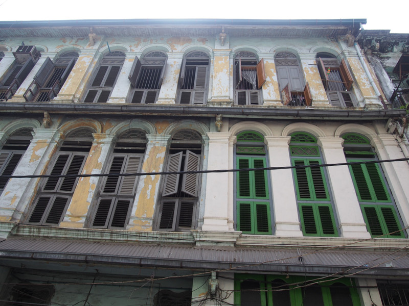 Old town Yangon