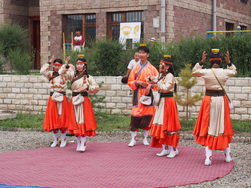 Traditional Mongolian dancing
