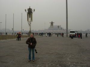 Tinanmen Square on a smoggy day!