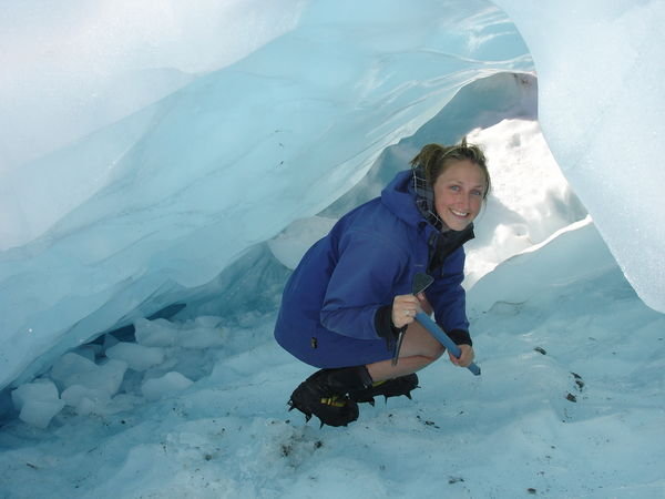 In another ice cave