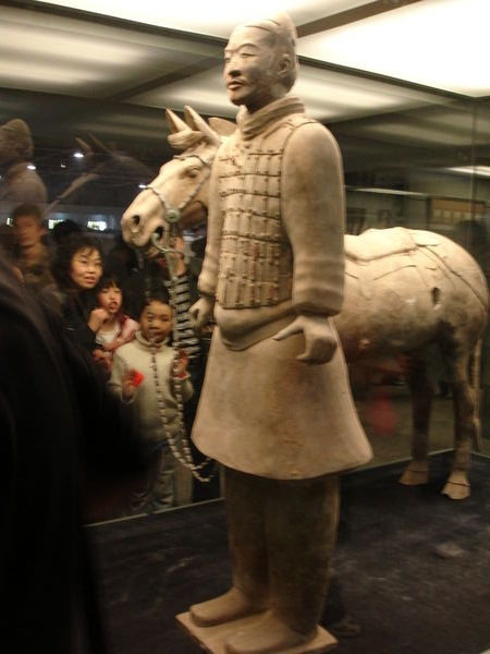 Cavalry Soldier With His Horse
