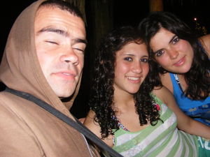 Quique with Andres' Cousin and Sister